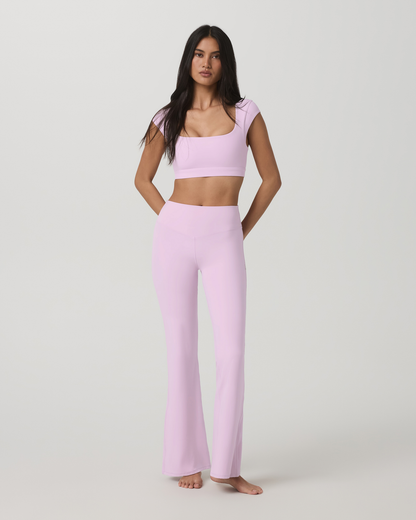 Vuori AllTheForm™ Short Sleeve Bra Women's Orchid Whisper Bra - Vuori