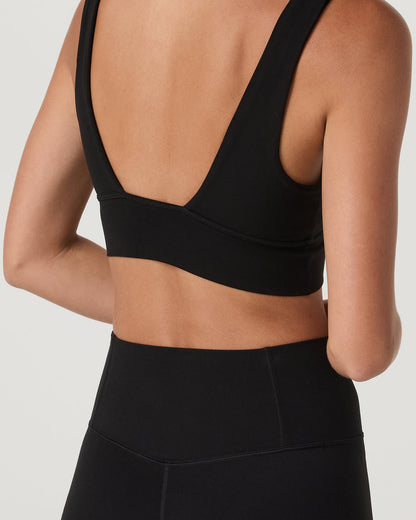 Vuori AllTheFeels™ Triangle Bra Women's Black Bra - Vuori