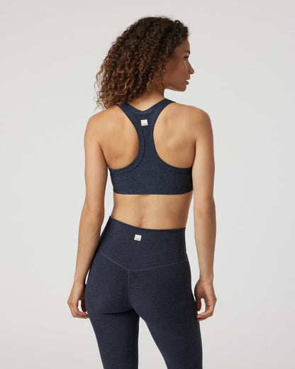 Elevation Racer Bra Midnight Racerback Sports Bra - Vuori