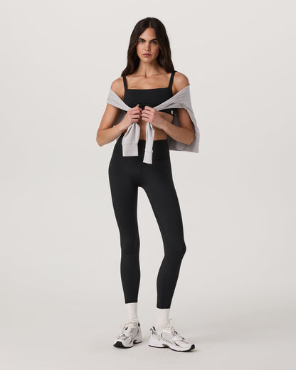 Inversion Rib Bra Women's Black Sports Bra - Vuori