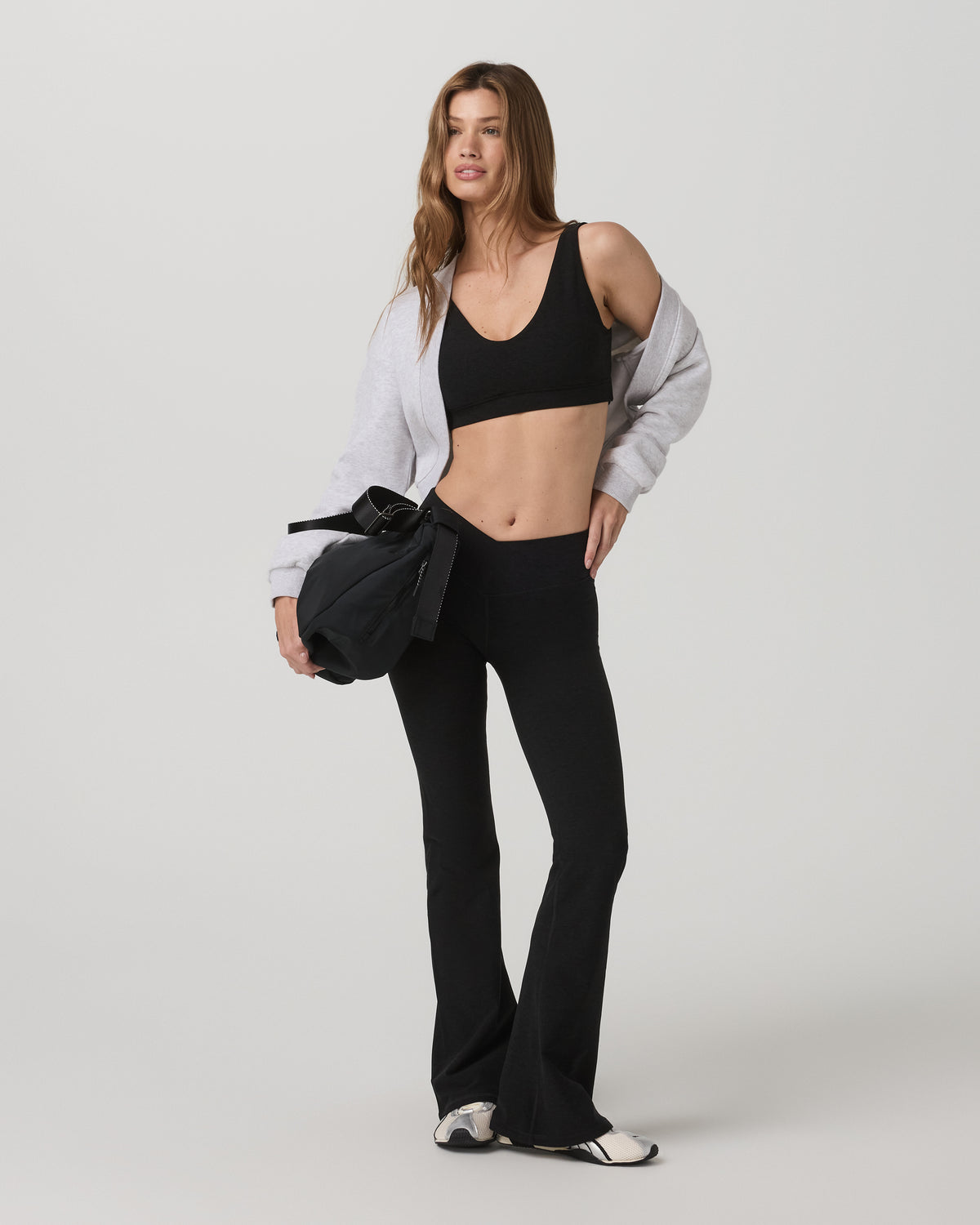 Elevation Rhythm Bra Black Heather - Vuori