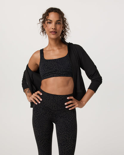Vuori AllTheForm™ Bra Black Blurred Torrent Sports Bra - Vuori