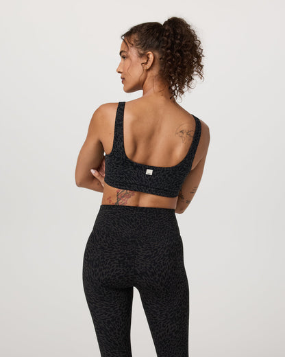 Vuori AllTheForm™ Bra Black Blurred Torrent Sports Bra - Vuori