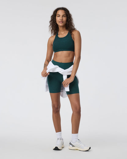 Elevation Racer Bra Moss Heather - Vuori