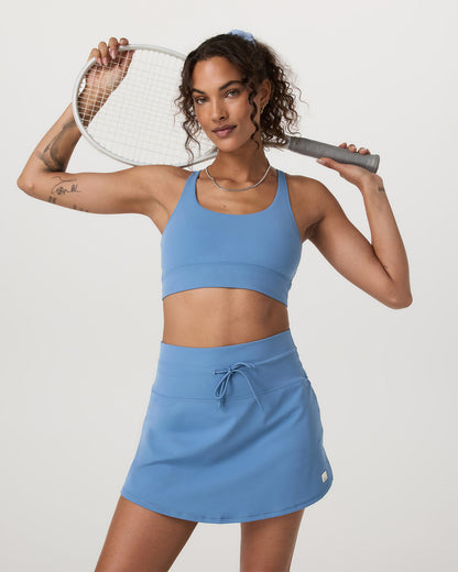 Yosemite Longline Bra Light French Blue Sports Bra - Vuori