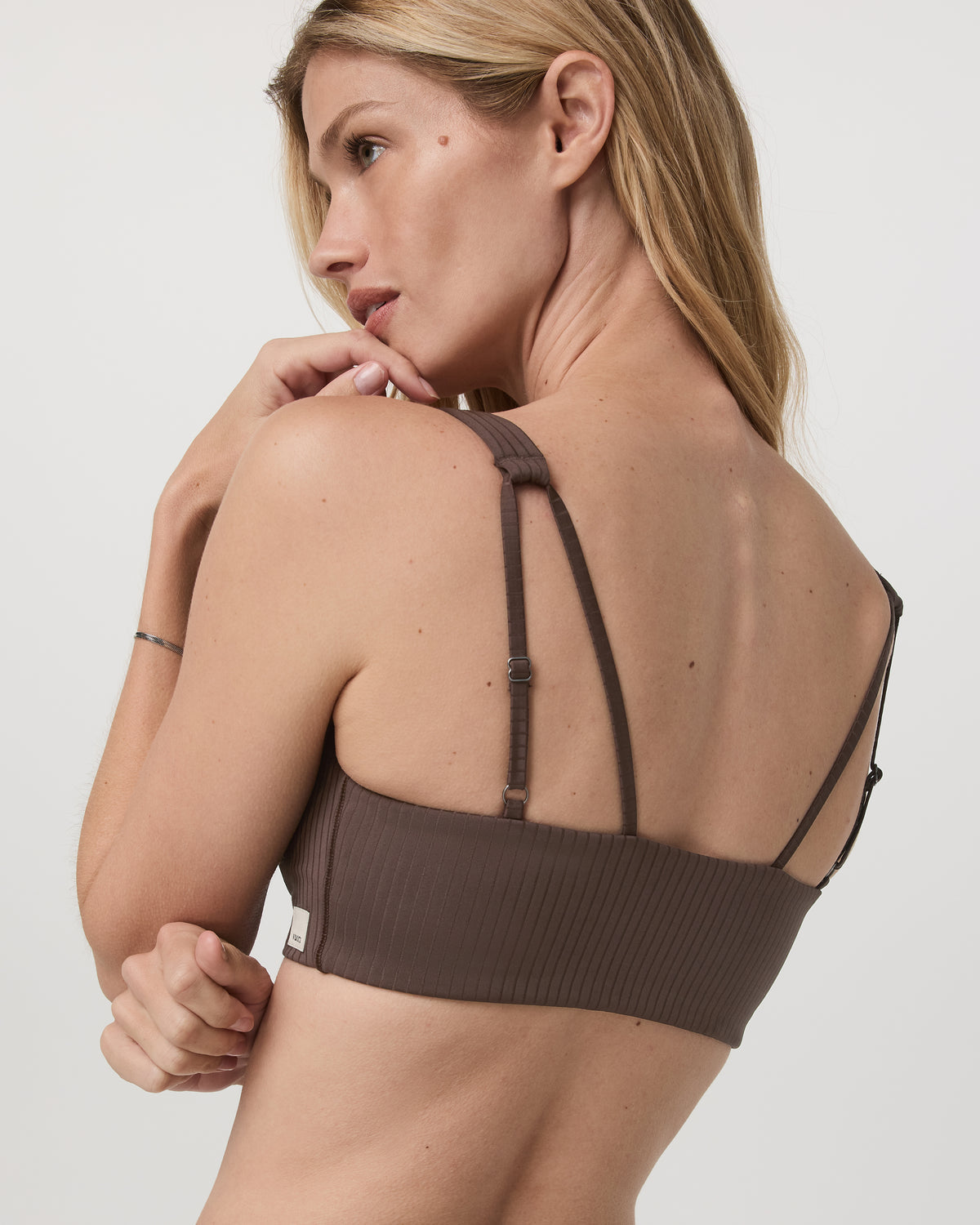 Inversion Rib Bra Women's Java Sports Bra - Vuori