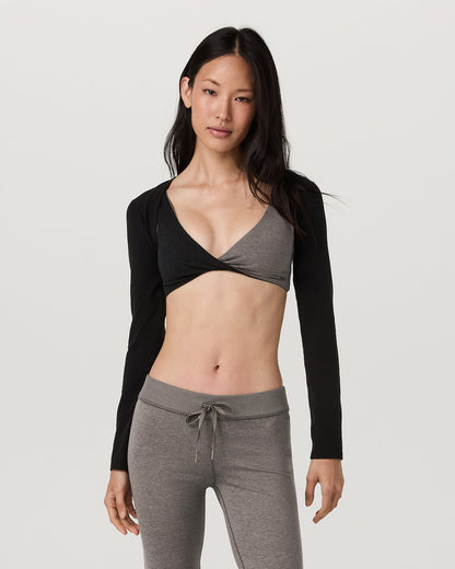 Halo Reversible Bra Women's Chia Heather Sports Bra - Vuori