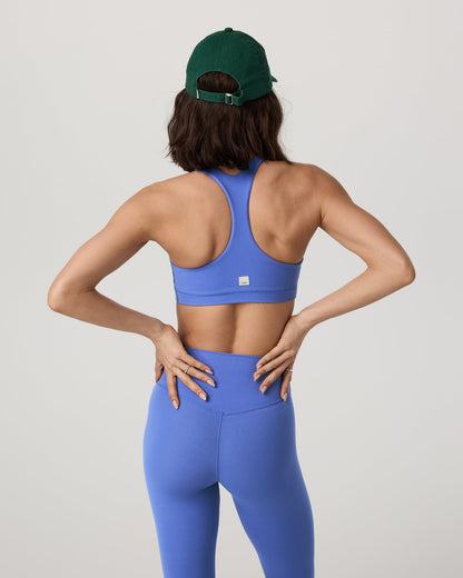 Vuori AllTheForm™ High Neck Bra Bright Iris Sports Bra - Vuori