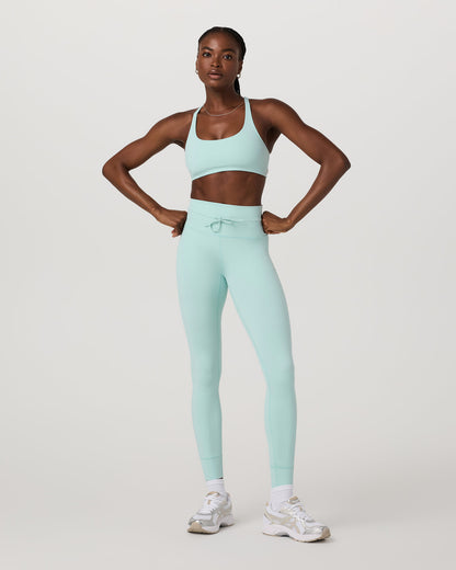 Yosemite Bra Women's Spearmint Strappy Sports Bra - Vuori