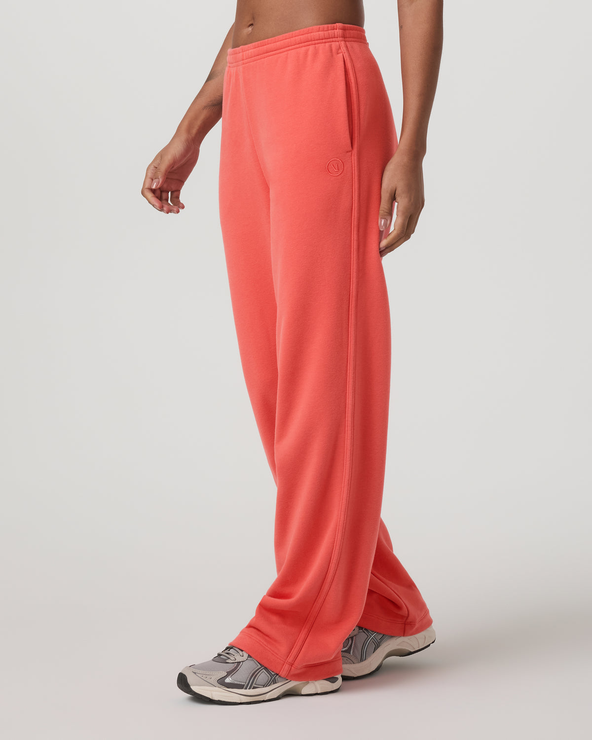 Sedona Straight Leg Sweatpant Women's Bright Coral Pant - Vuori