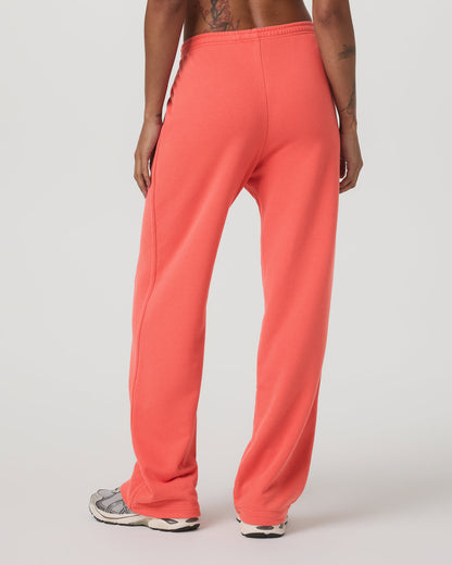 Sedona Straight Leg Sweatpant Women's Bright Coral Pant - Vuori