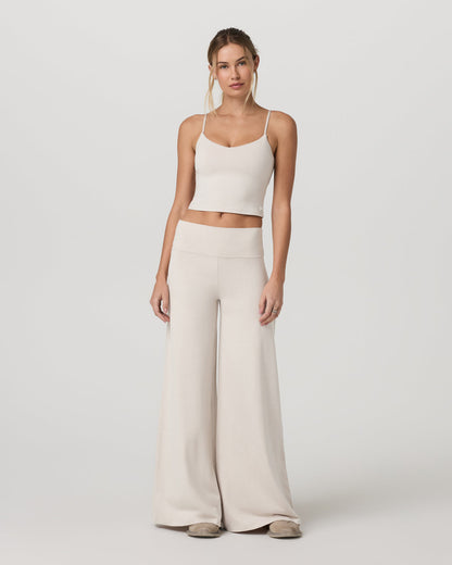 Halo Easy Wideleg Pant-Short Women's Ecru Heather Pants - Vuori