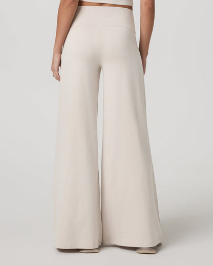 Halo Easy Wideleg Pant-Short Women's Ecru Heather Pants - Vuori
