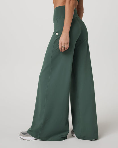 Halo Easy Wideleg Pant - Long Women's Agate Green Pants - Vuori