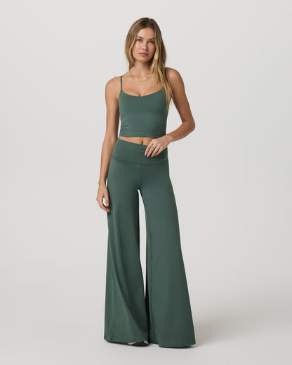Halo Easy Wideleg Pant - Long Women's Agate Green Pants - Vuori