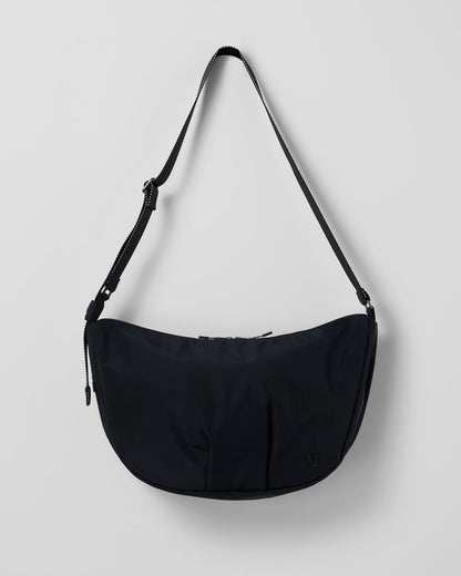 Vuori Carryall Stylish Black Modern Crescent Bag - Vuori