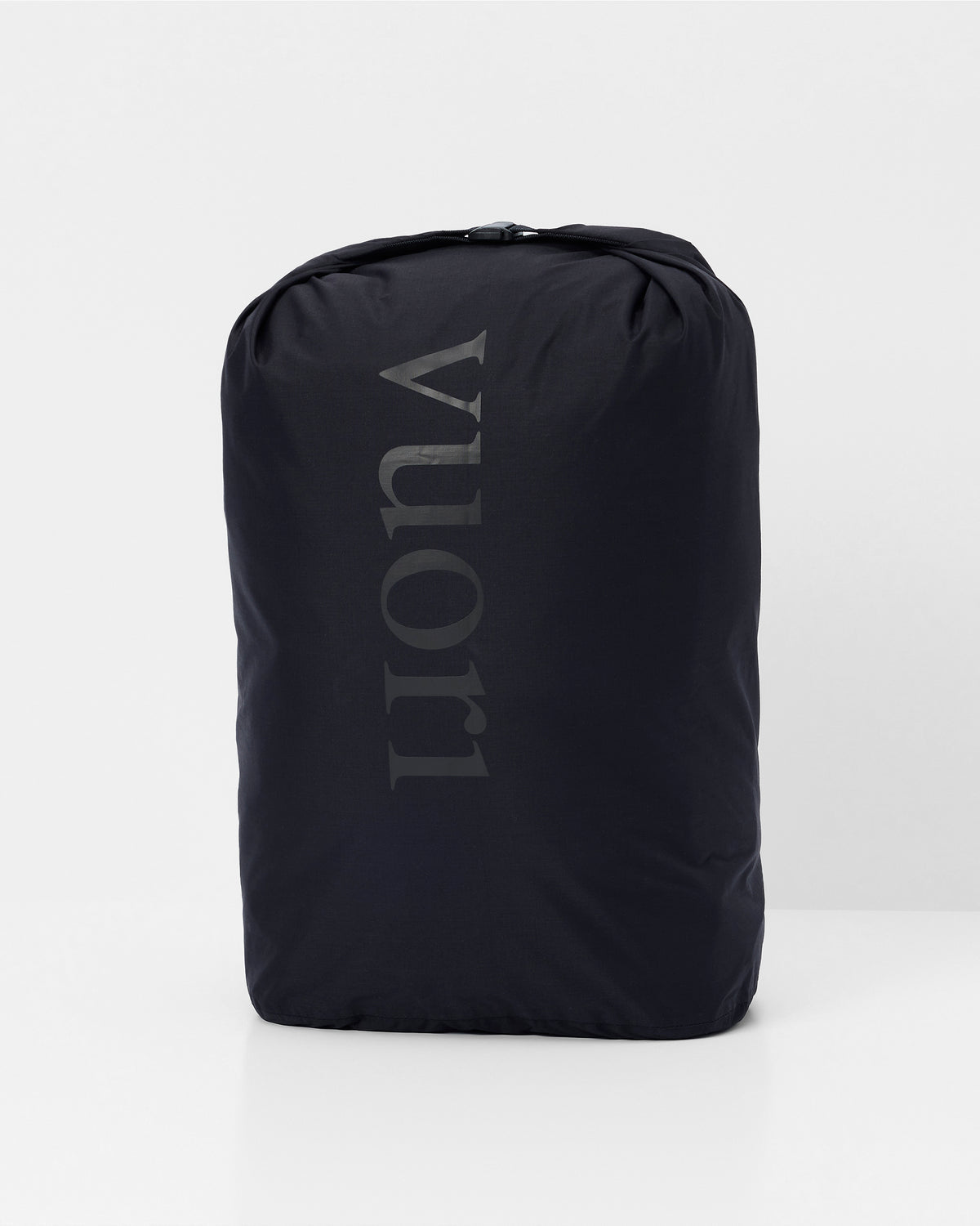 Packable Travel Bag Lightweight Black Roll Top Bag - Vuori