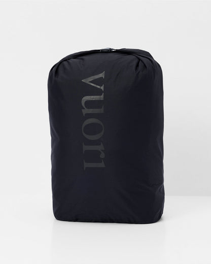 Packable Travel Bag Lightweight Black Roll Top Bag - Vuori