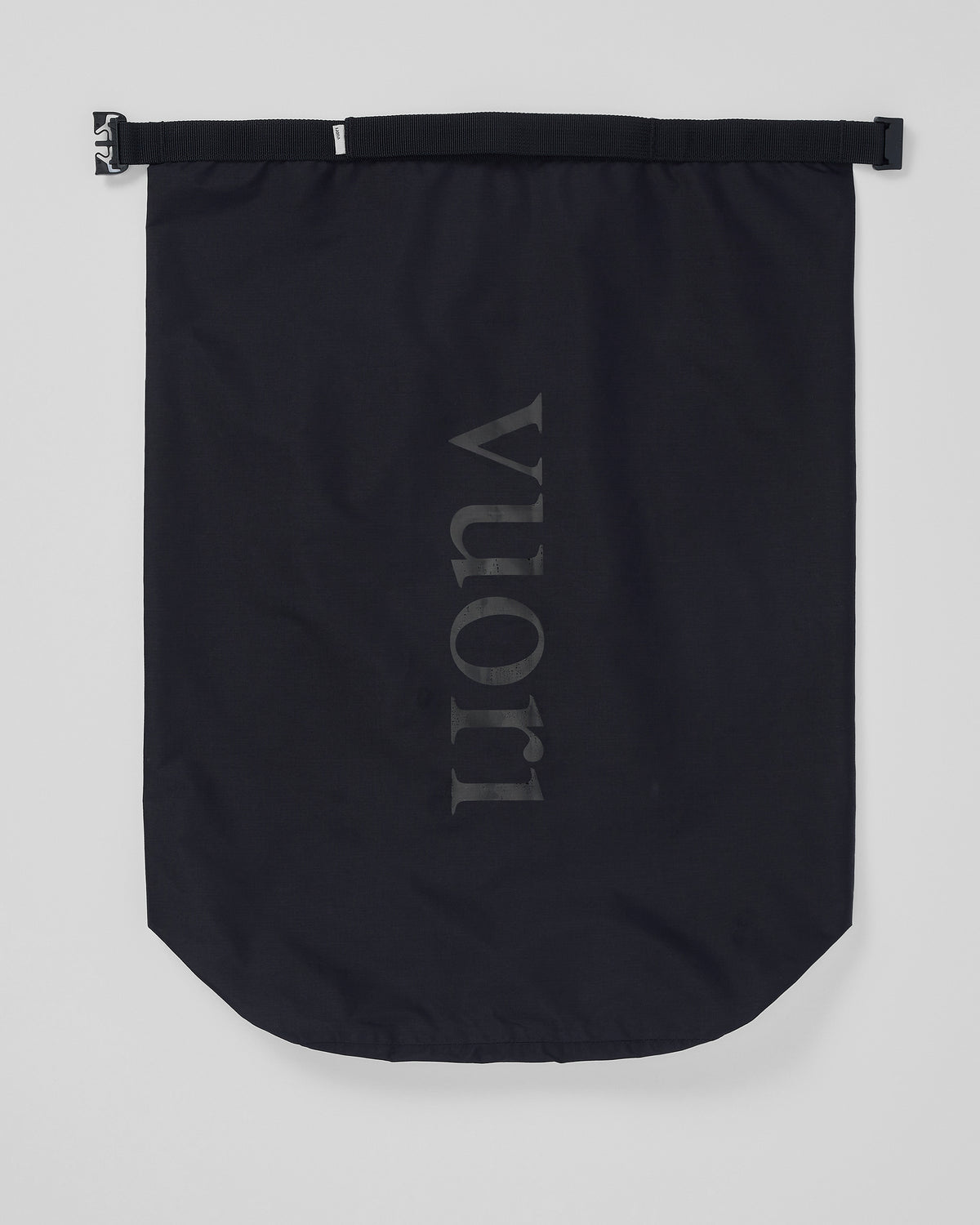 Packable Travel Bag Lightweight Black Roll Top Bag - Vuori