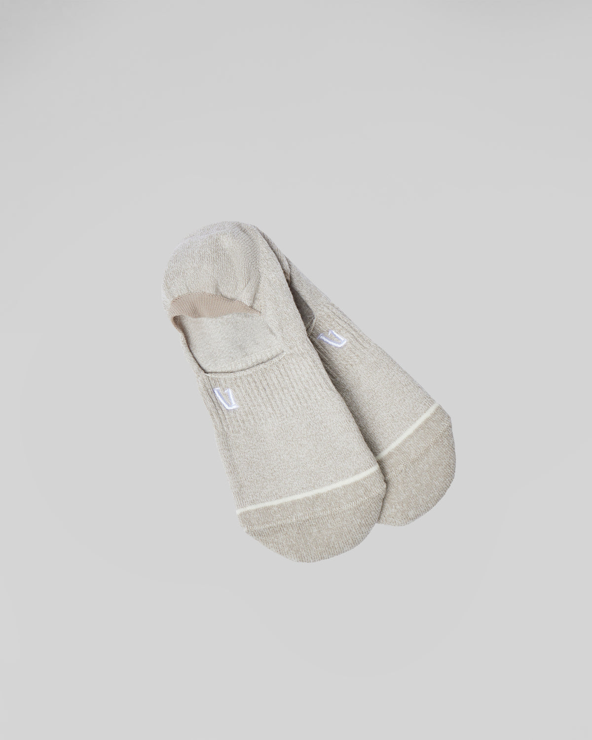 Vuori No Show Sock Toast Heather Socks - Vuori