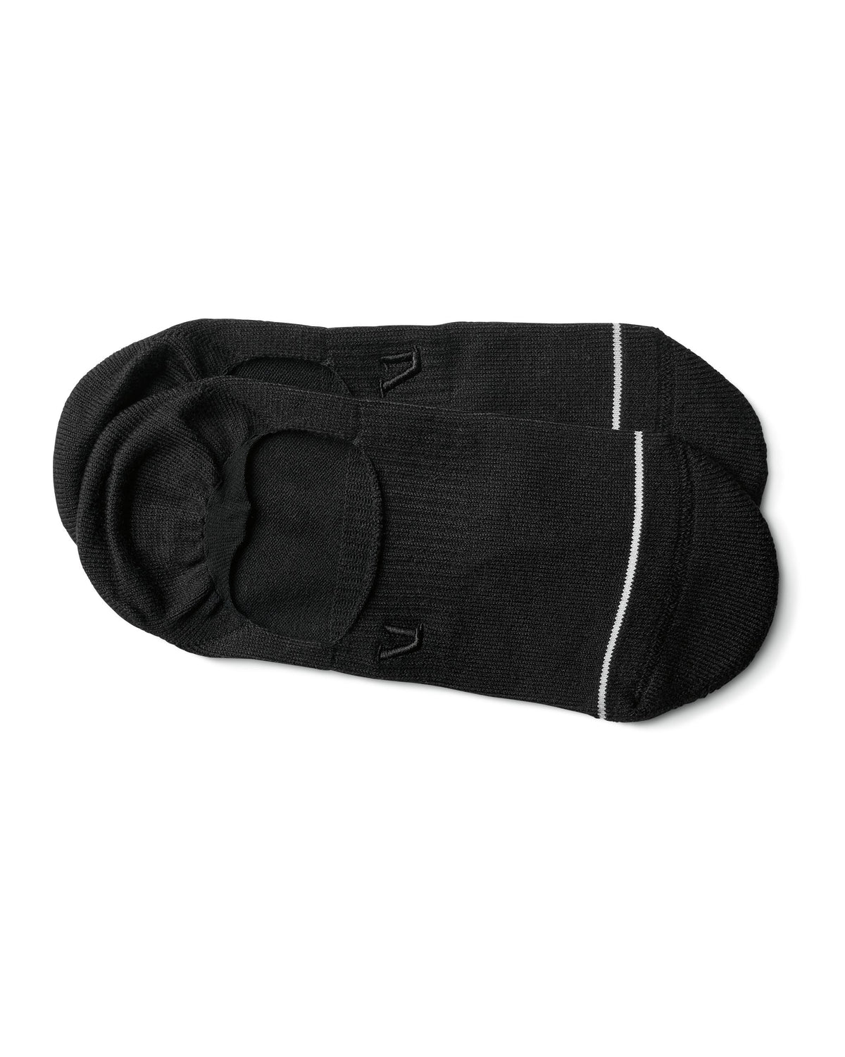 Vuori No Show Sock Black Moisture Wicking Socks - Vuori