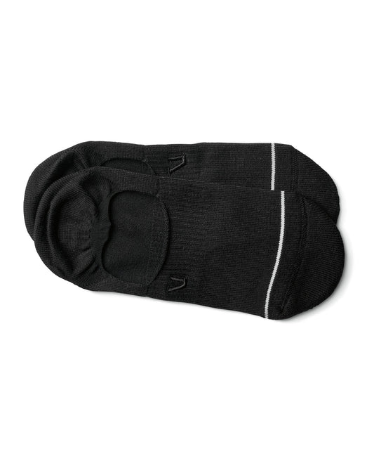 Vuori No Show Sock Black Moisture Wicking Socks - Vuori