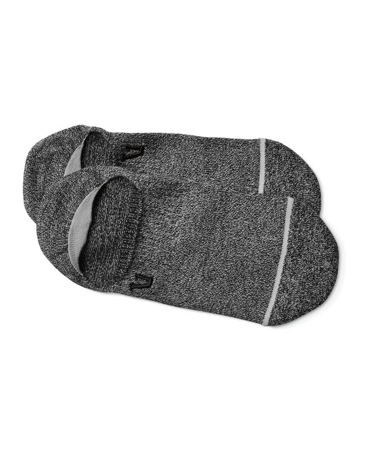 Vuori No Show Sock Heather Grey Socks Clothing - Vuori