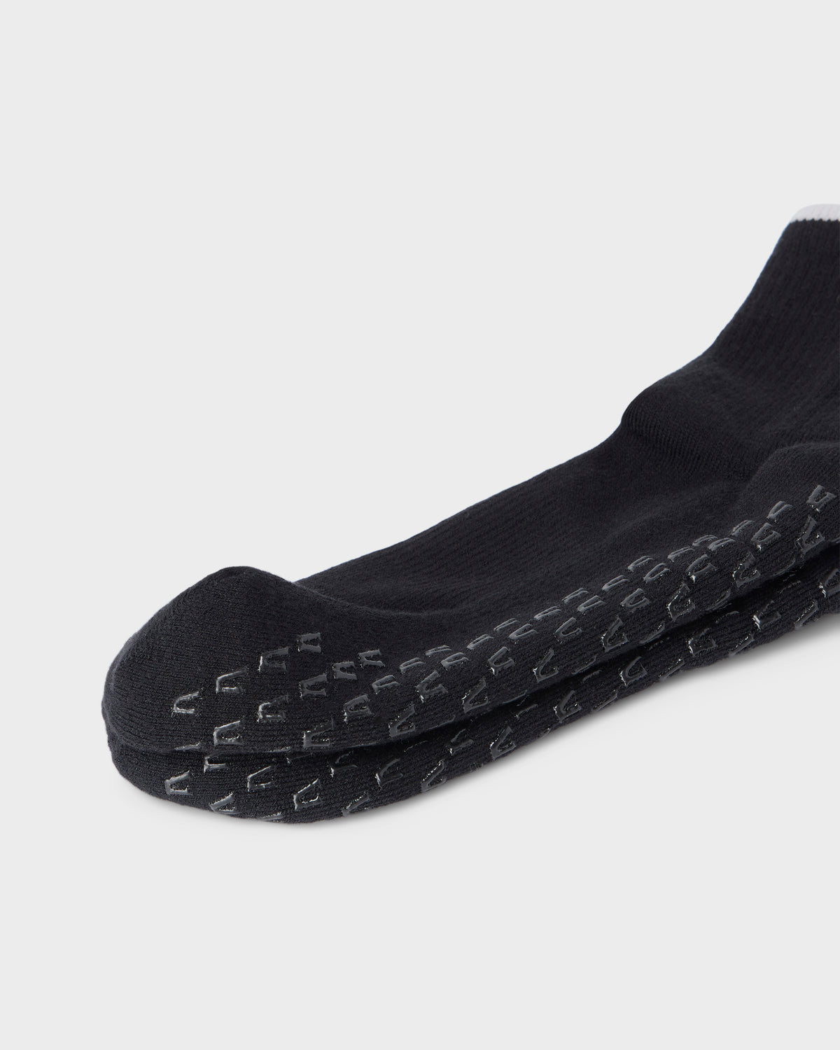 Half Crew Gripper Sock Black Grip Socks - Vuori