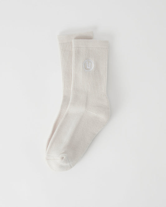 Half Crew Sock Salt Heather - Vuori