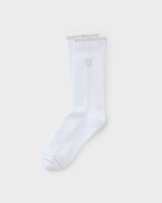 Performance Crew Sock White Crew Socks - Vuori