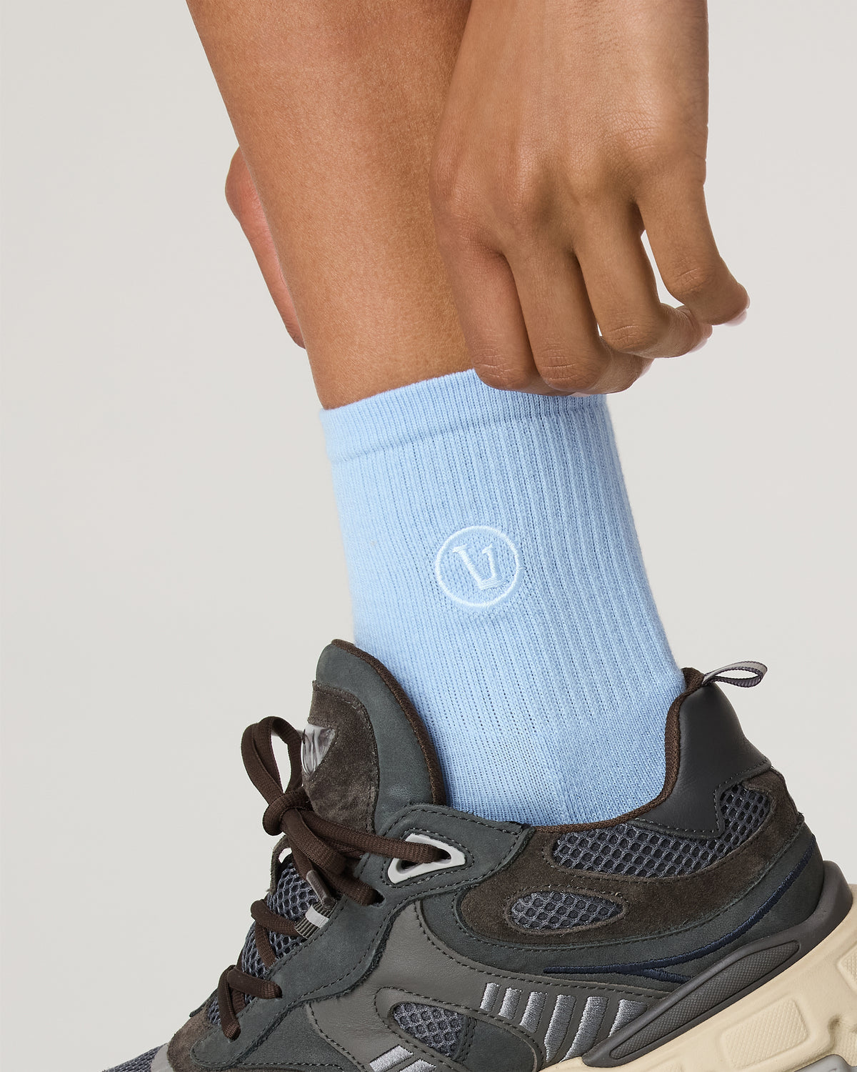 Half Crew Sock Crystal Blue Socks - Vuori