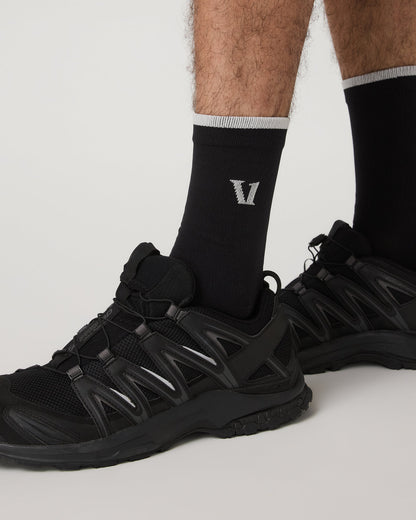 Performance Crew Sock Black Crew Socks - Vuori