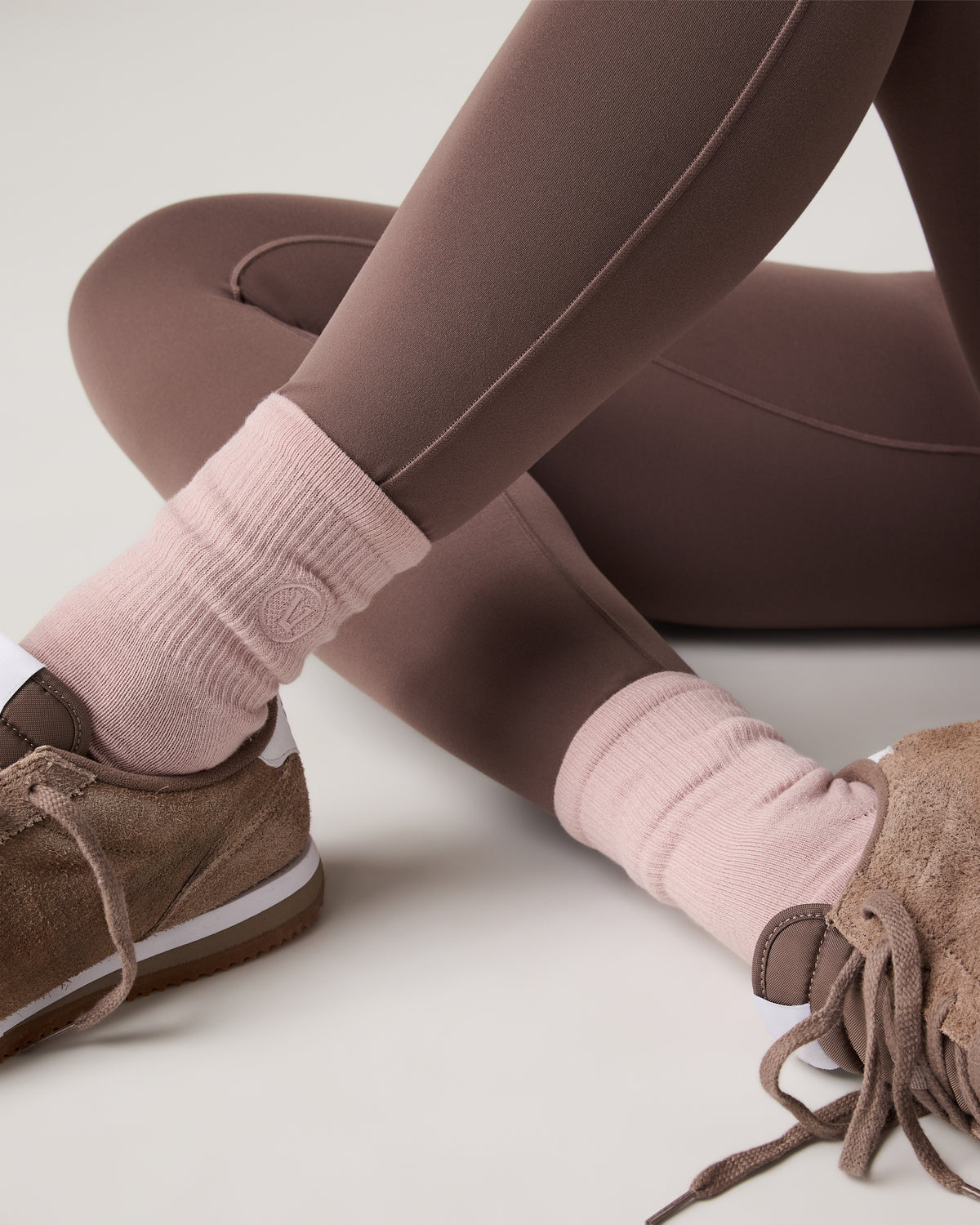 Half Crew Sock Vintage Rose Socks - Vuori