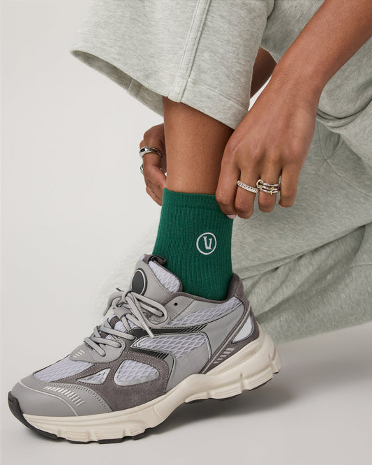 Half Crew Sock Viridian Socks - Vuori