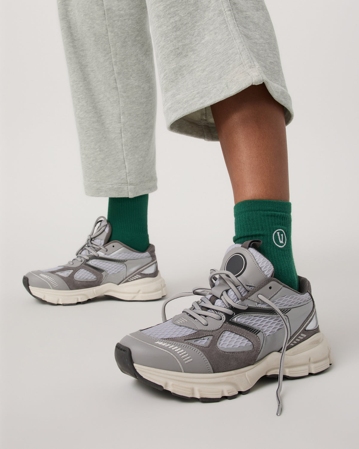 Half Crew Sock Viridian Socks - Vuori