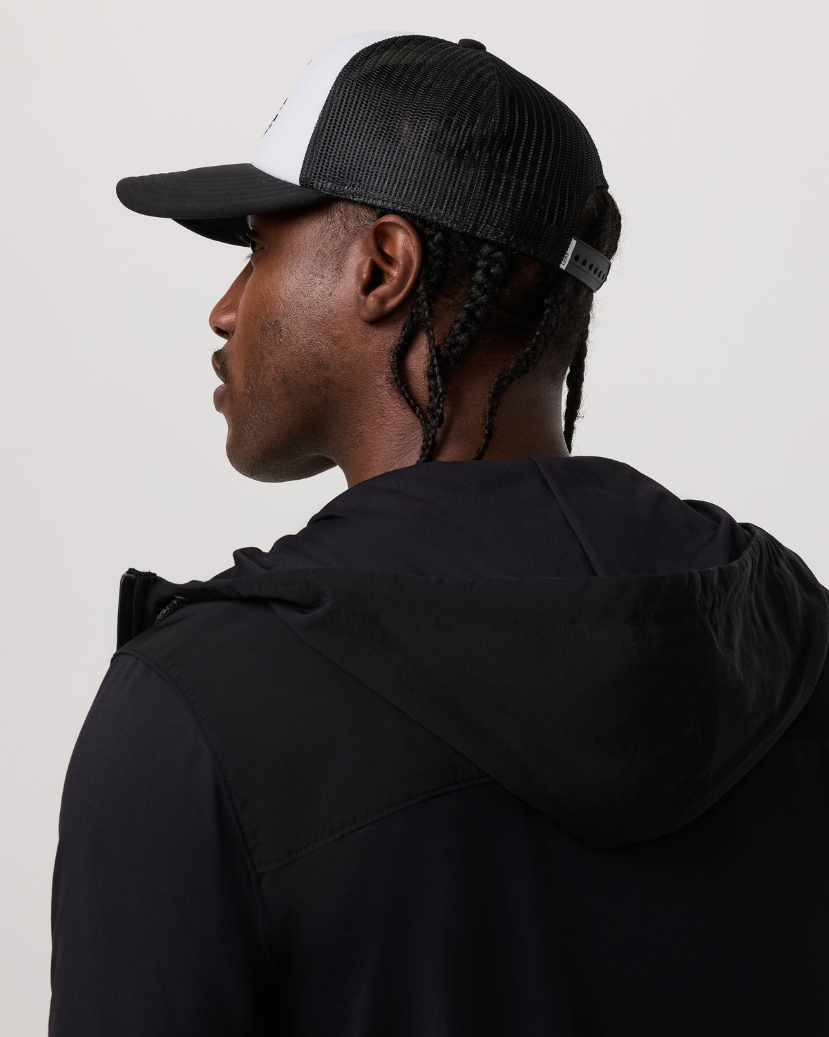 The Rise The Shine Trucker Hat Black Trucker Hat - Vuori