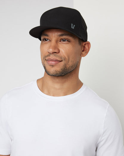 V1 Water Tech Hat Black Floating Hat - Vuori