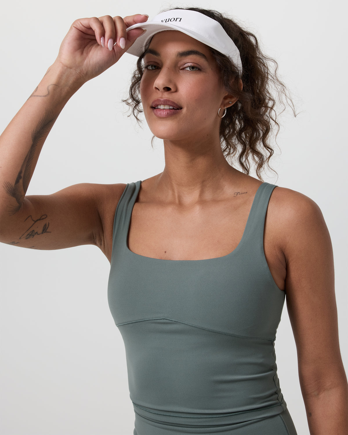 Topspin Visor 2.0 White - Vuori