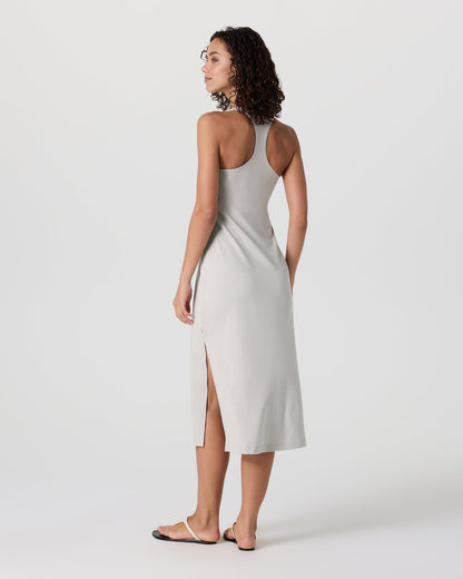 Halo Racerback Dress Ecru Heather - Vuori