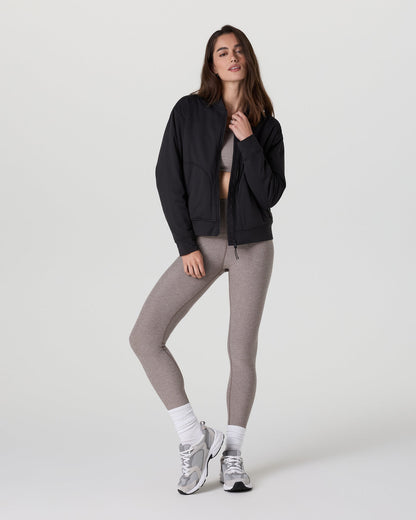 Halo Basin Bomber Women's Solid Black Jacket - Vuori