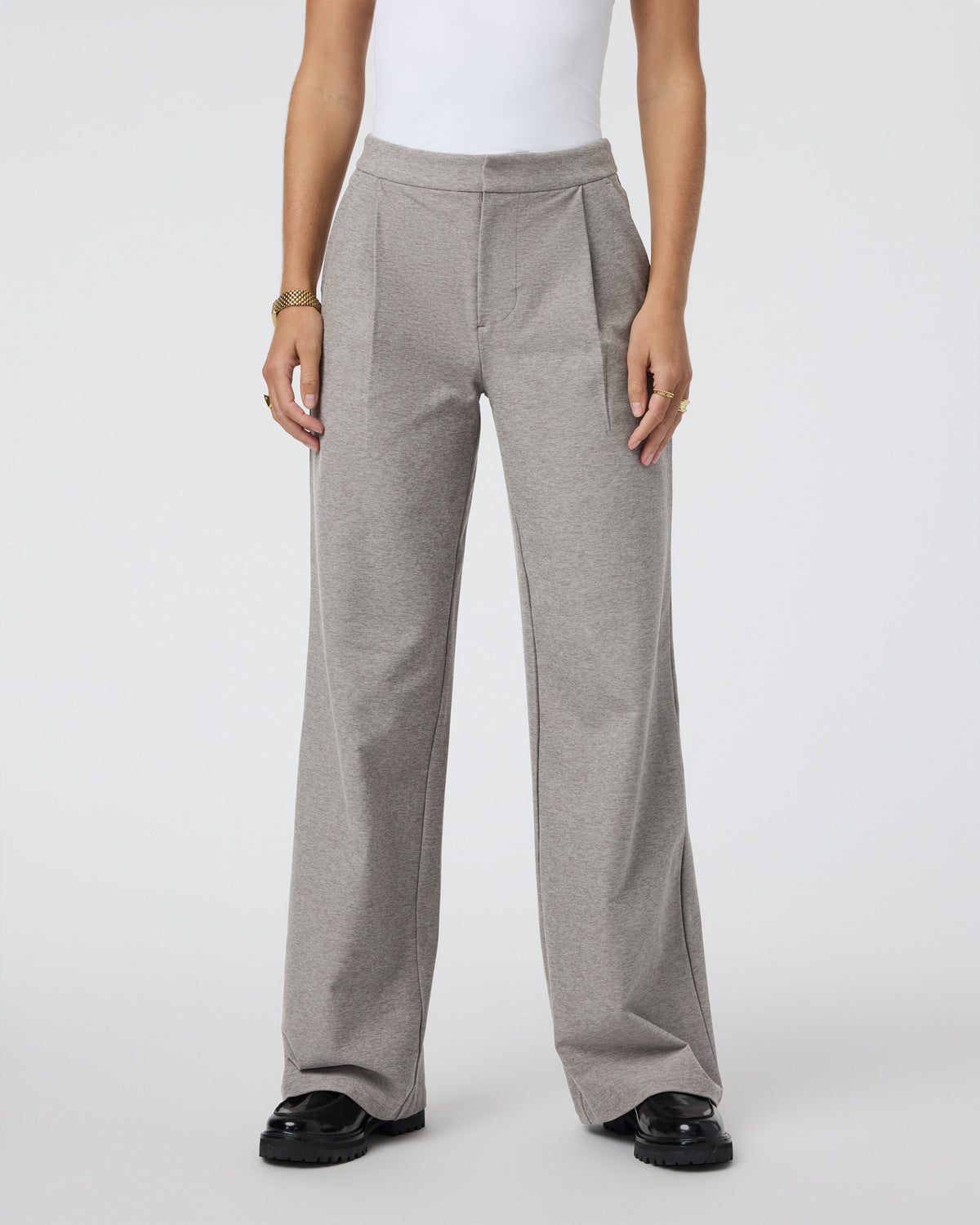 Elevation Trouser-Short Cobblestone High Rise Pants - Vuori