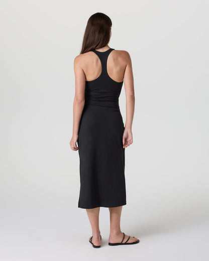 Halo Racerback Dress Solid Black - Vuori