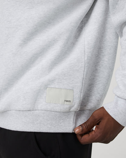 Restore Oversized Crew 2.0 Pale Grey Heather - Vuori
