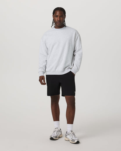 Restore Oversized Crew 2.0 Pale Grey Heather - Vuori