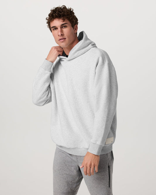 Restore Oversized Hoodie Pale Grey Heather - Vuori