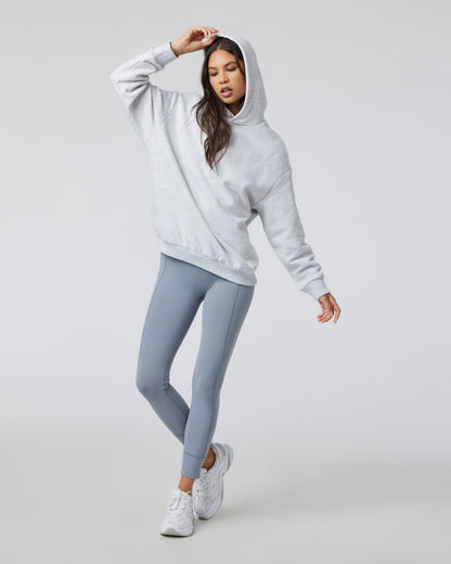Restore Oversized Hoodie Pale Grey Heather - Vuori