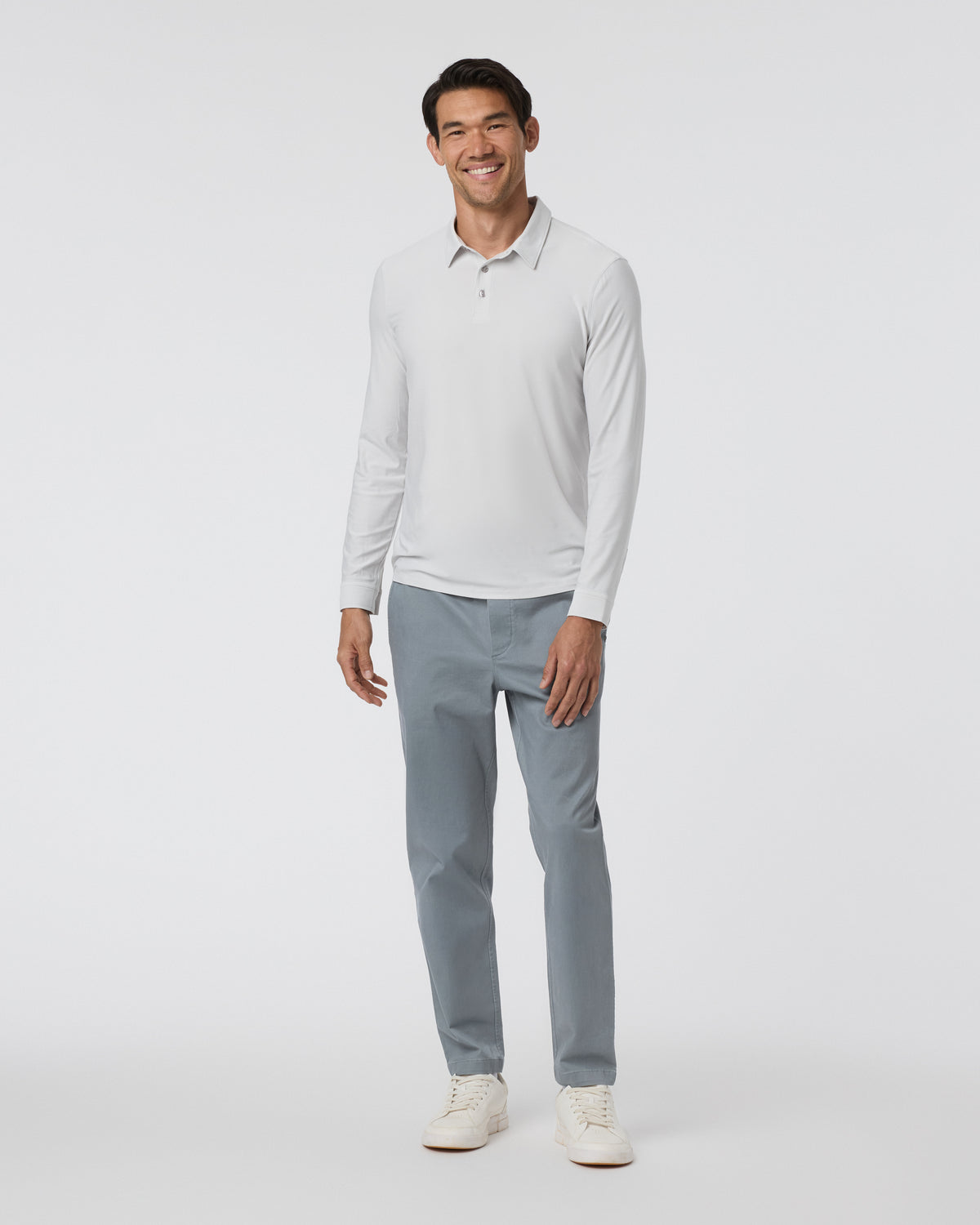 Fletcher Elastic Waist Pant Athletic Slim Fit 30" Dusty Blue - Vuori