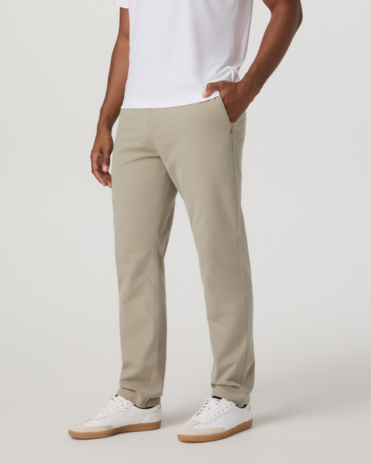 Meta Trouser Classic Fit 34" Men's Truffle Tailored Pant - Vuori