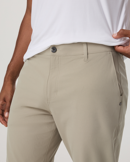 Meta Trouser Classic Fit 34" Men's Truffle Tailored Pant - Vuori