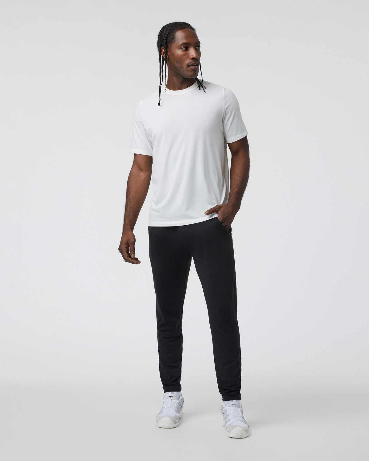 Ponto Performance Pant Black Heather Sweatpants - Vuori
